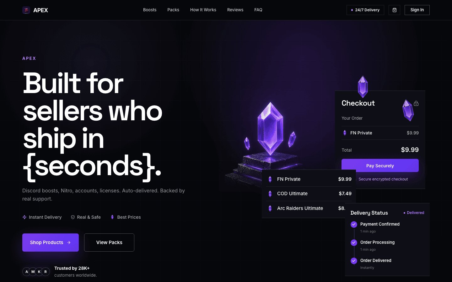 Apex theme storefront
