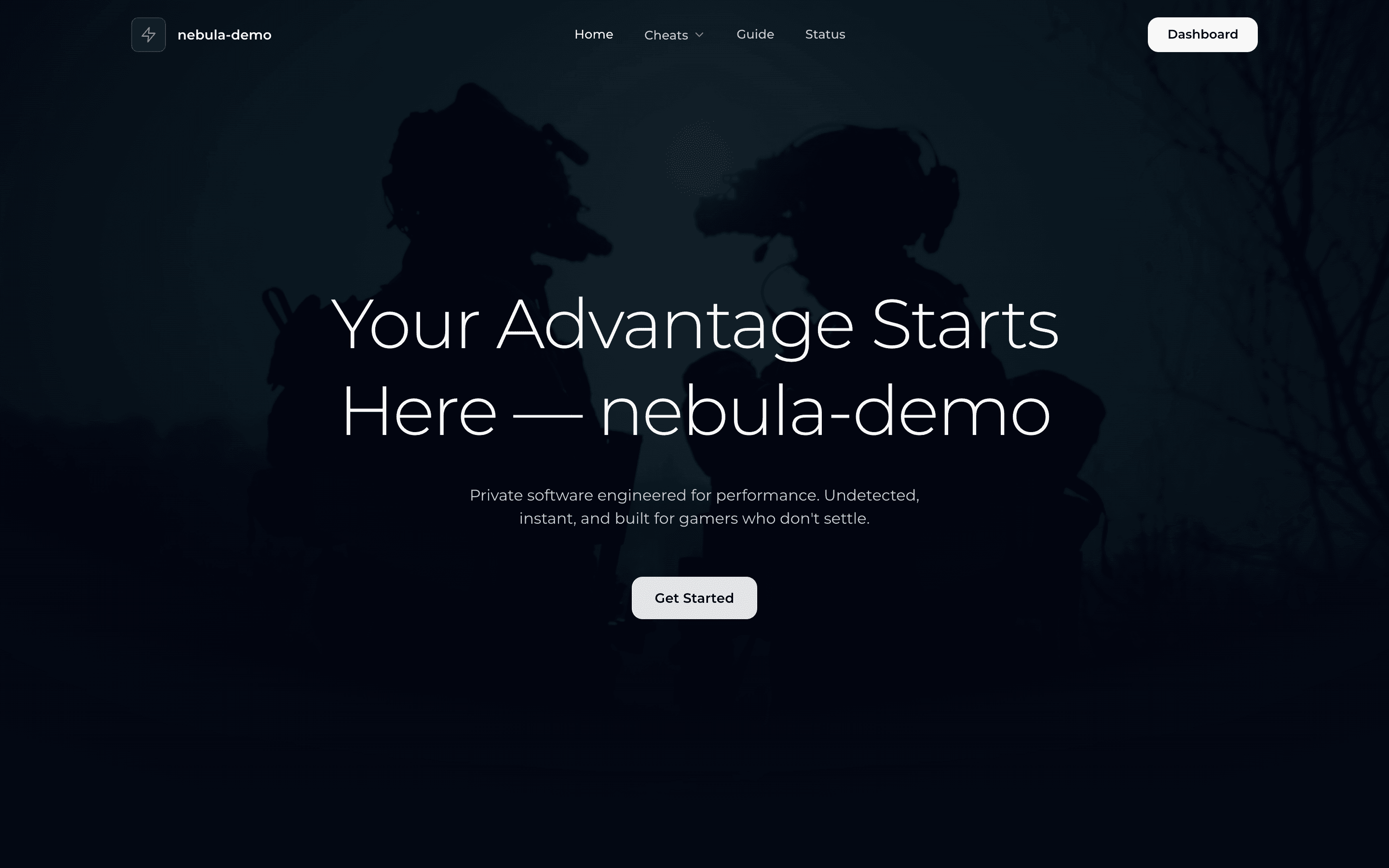 Nebula theme storefront