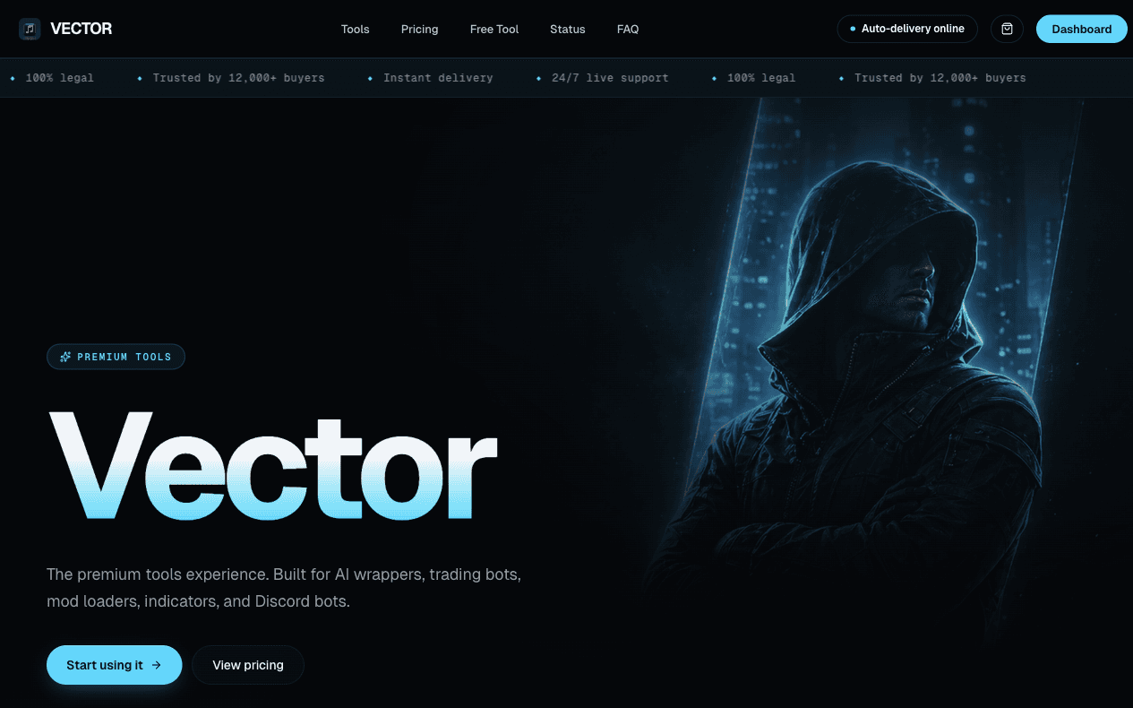 Vector theme storefront