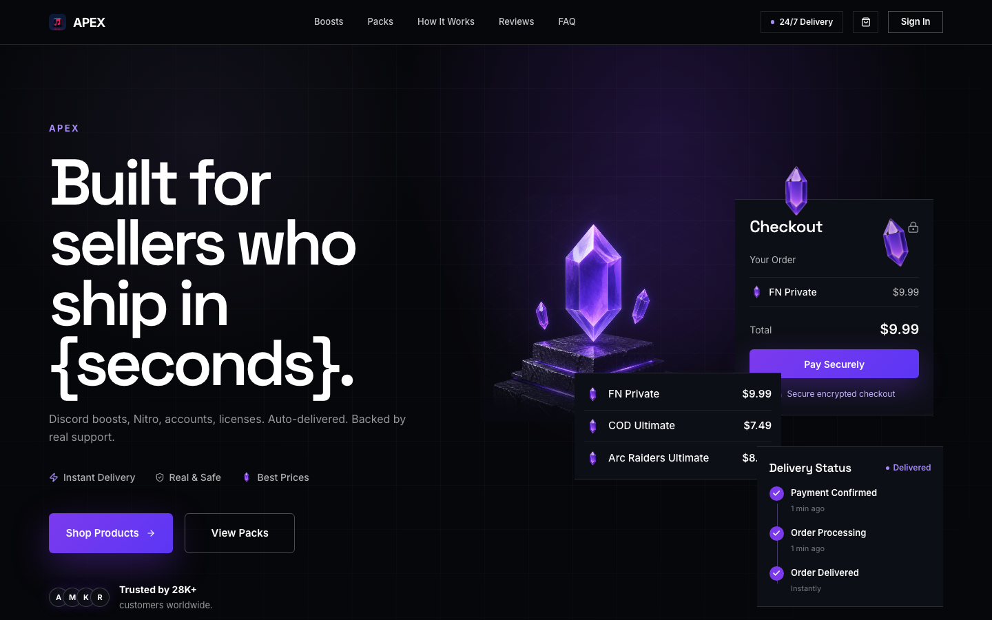 Apex theme storefront