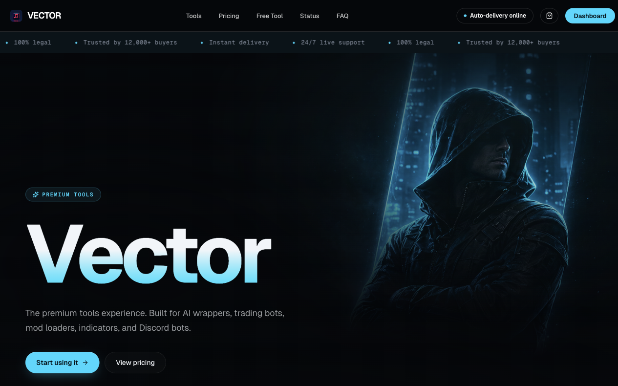 Vector theme storefront